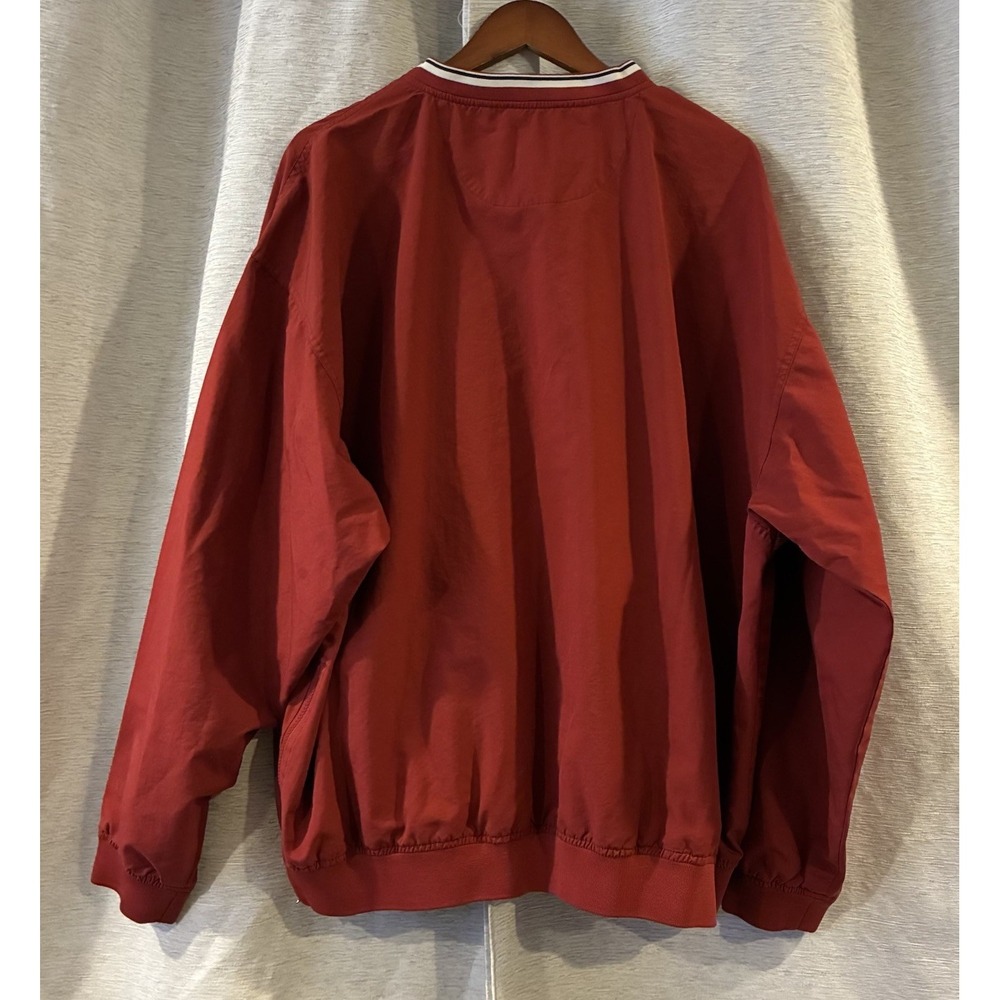 Nike Team Indiana Hoosiers Pullover Windbreaker Jacket Red XXL Center Swoosh - Picture 5 of 9